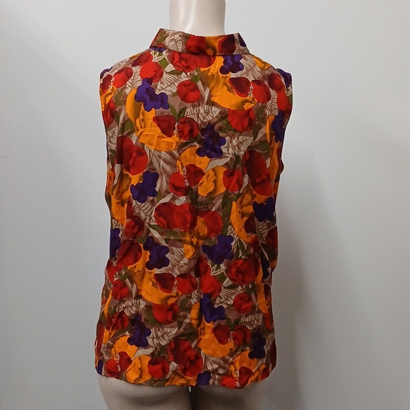 Vintage Notations Fruit Salad Blouse Size 20W - Picture 3 of 5